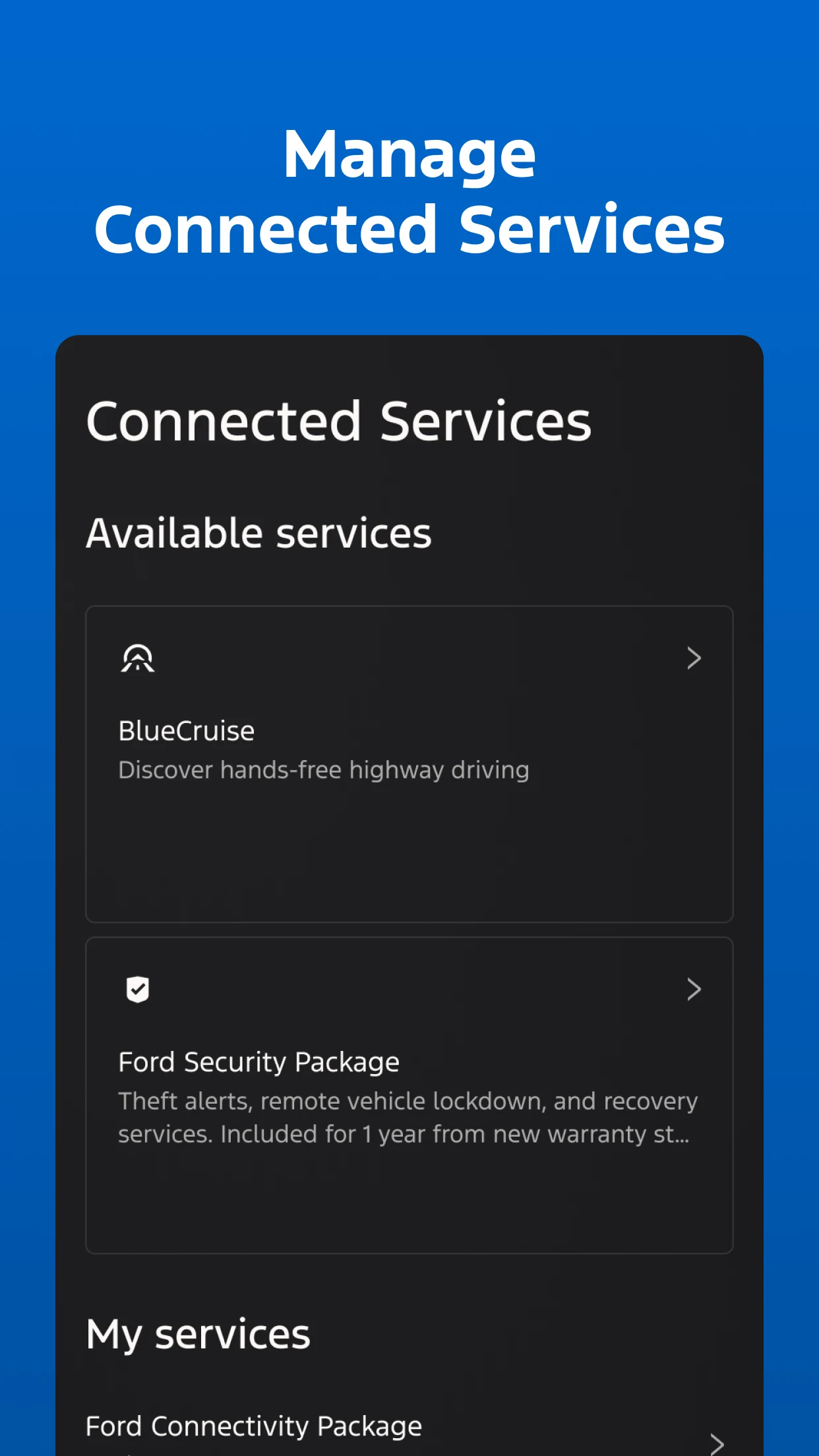 Ford™ screenshot